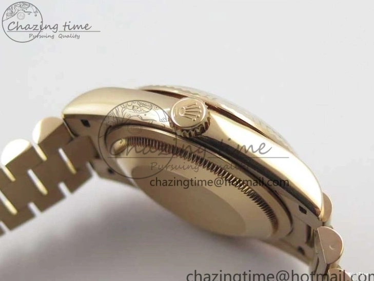 MiroTime 0117 MultiPurpose Day-Date 36 RG 128239 Bp Maker Best Edition White Dial on RG President Bracelet 3139